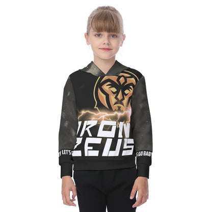 IronZeus Unisex Youth AOP Fleece Hoodie