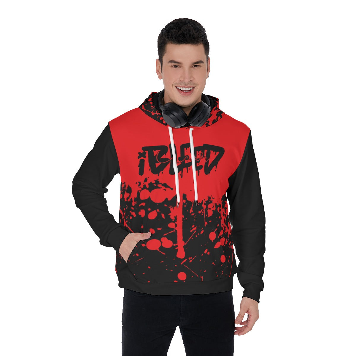 iBLEEDwar Unisex AOP Pullover Hoodie