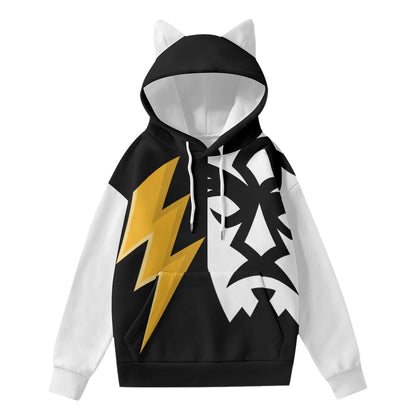 IronZeus Women's AOP Hoodie with Ears