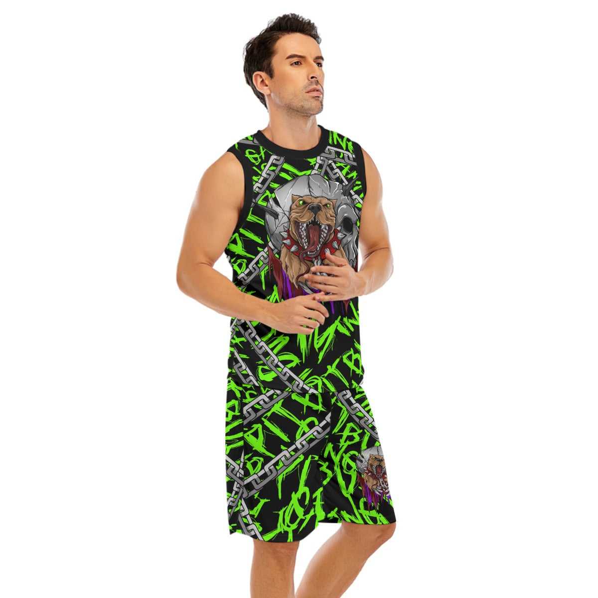 Men's Pitbull Gaming Basketball Suit