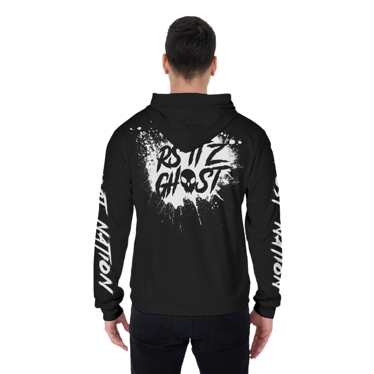 RS ITz Ghost Unisex AOP Pullover Hoodie