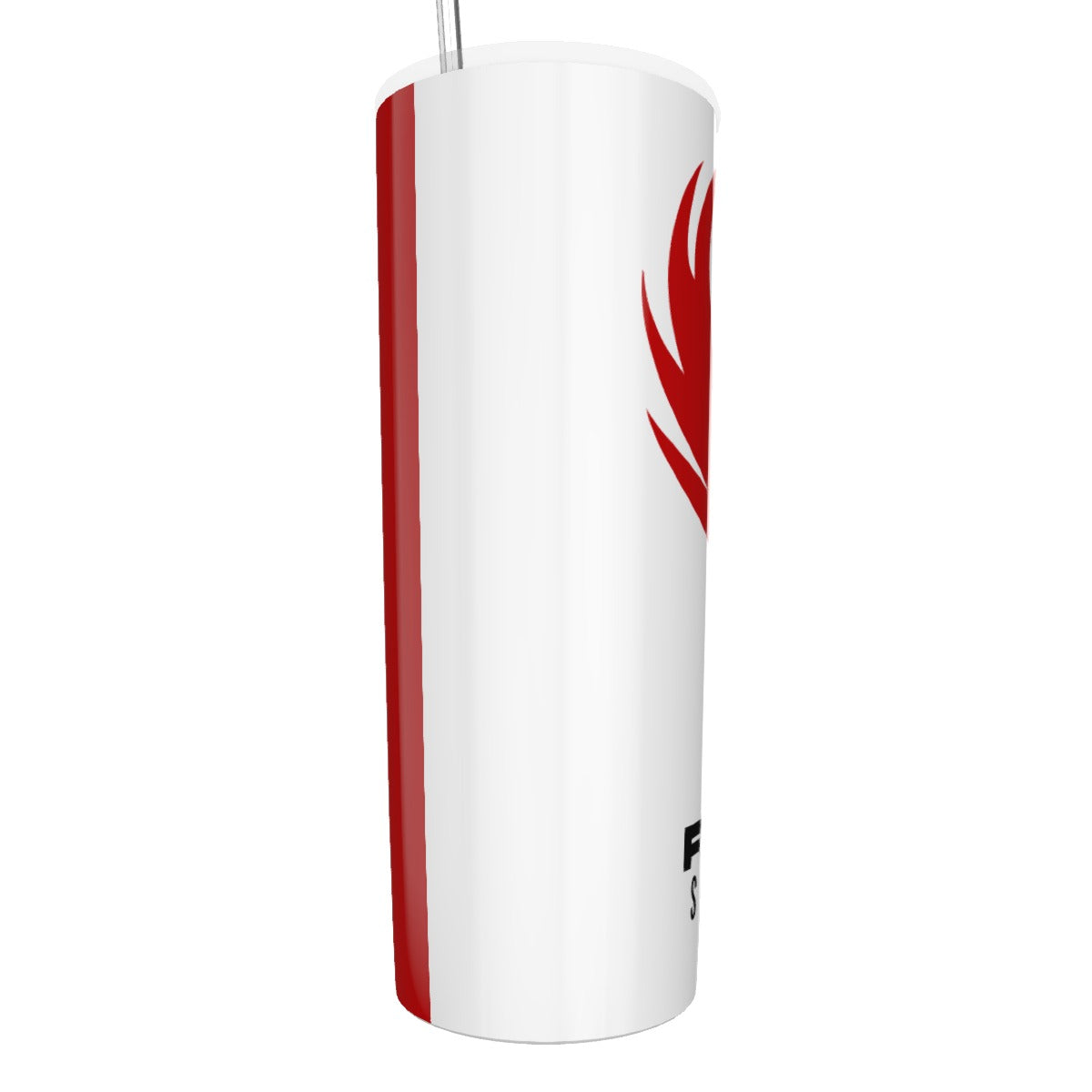 Fynix Studios Glitter Tumbler With Stainless Steel Straw