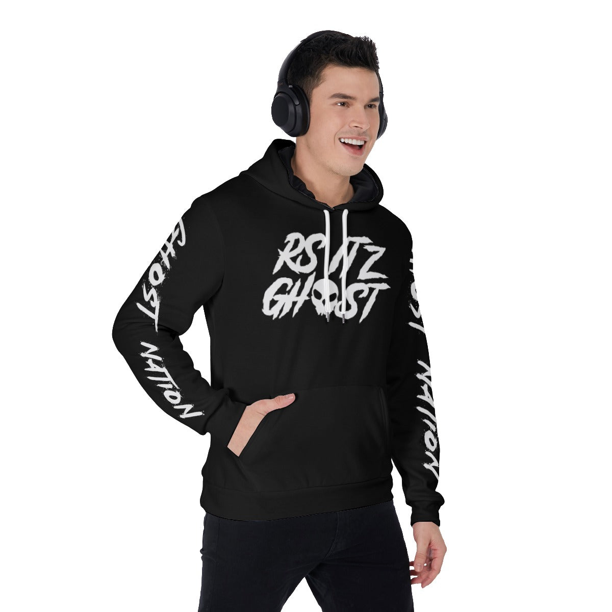 RS ITz Ghost Unisex AOP Pullover Hoodie