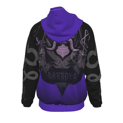 Men's Dark Royal Nation 'Phantom' Heavy Fleece Zipped Hoodie