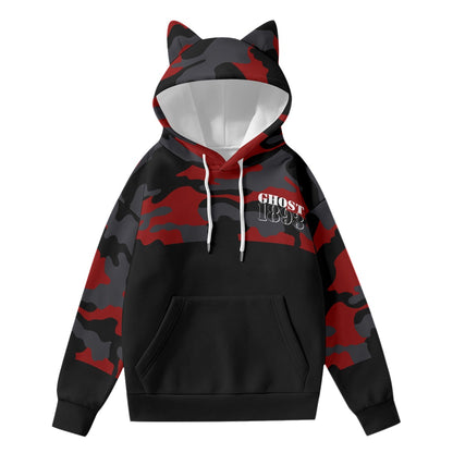 Ghost 1893 Women's AOP Hoodie with Ears