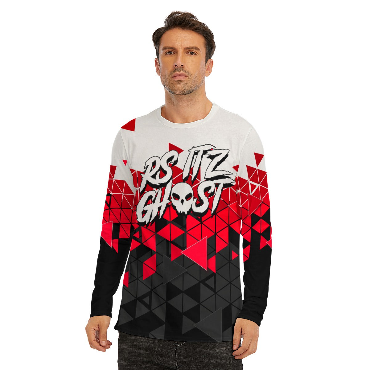 RS ITz Ghost Unisex AOP Long Sleeve Tee