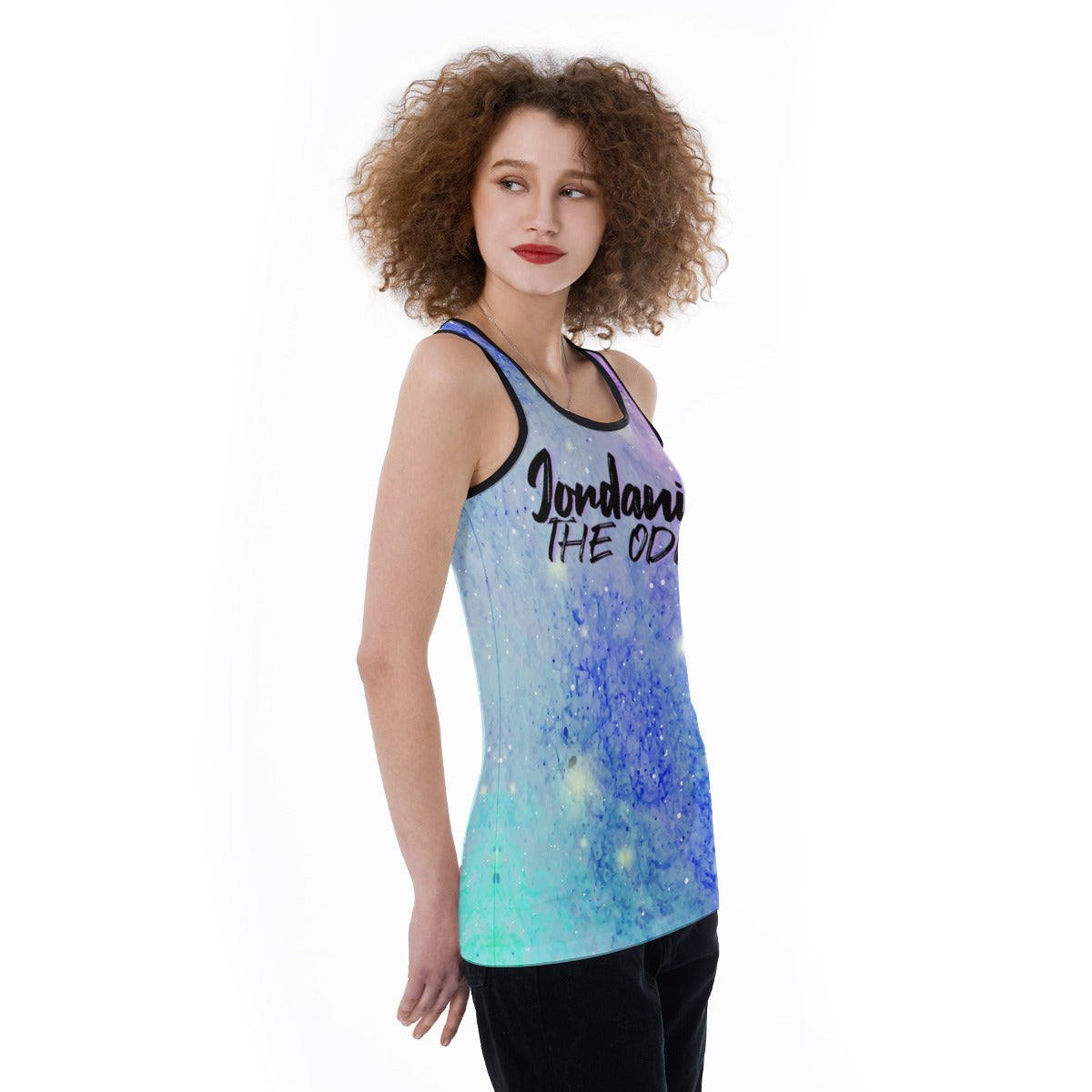 Jordania The Odd Women's AOP Hollow Back Tank