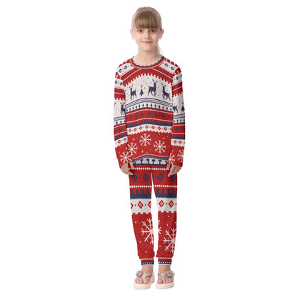 Youth Peppermint Pajama Set