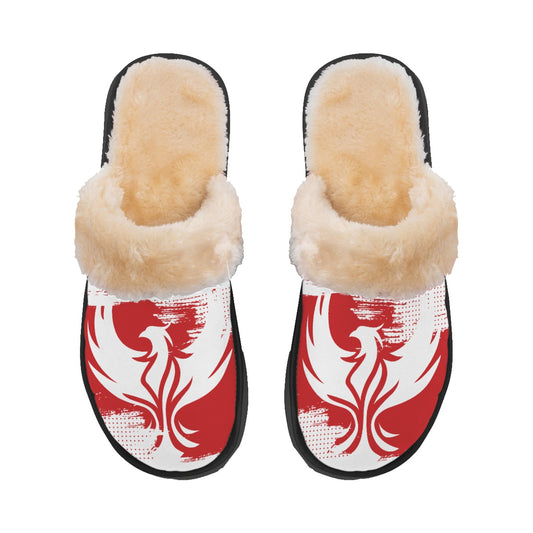 Fynix Studios Women's All Over Print Plush Slippers