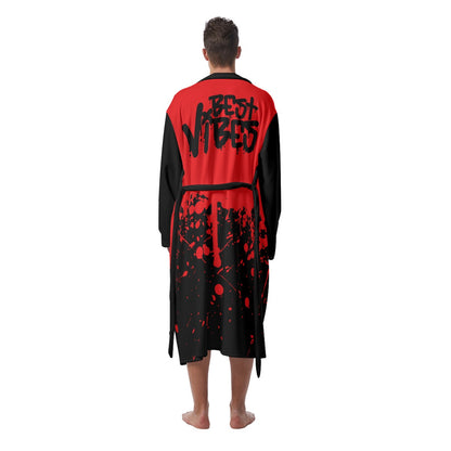 Men's iBLEEDwar Long Fleece Robe