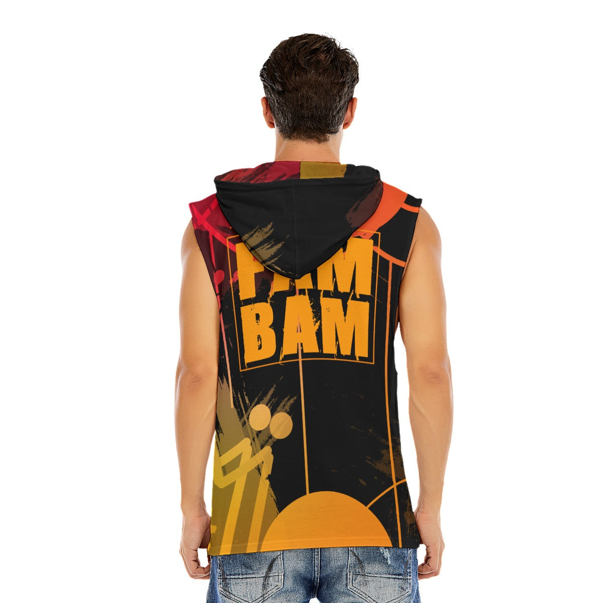 iBLEEDwar Men's AOP Hooded Tank