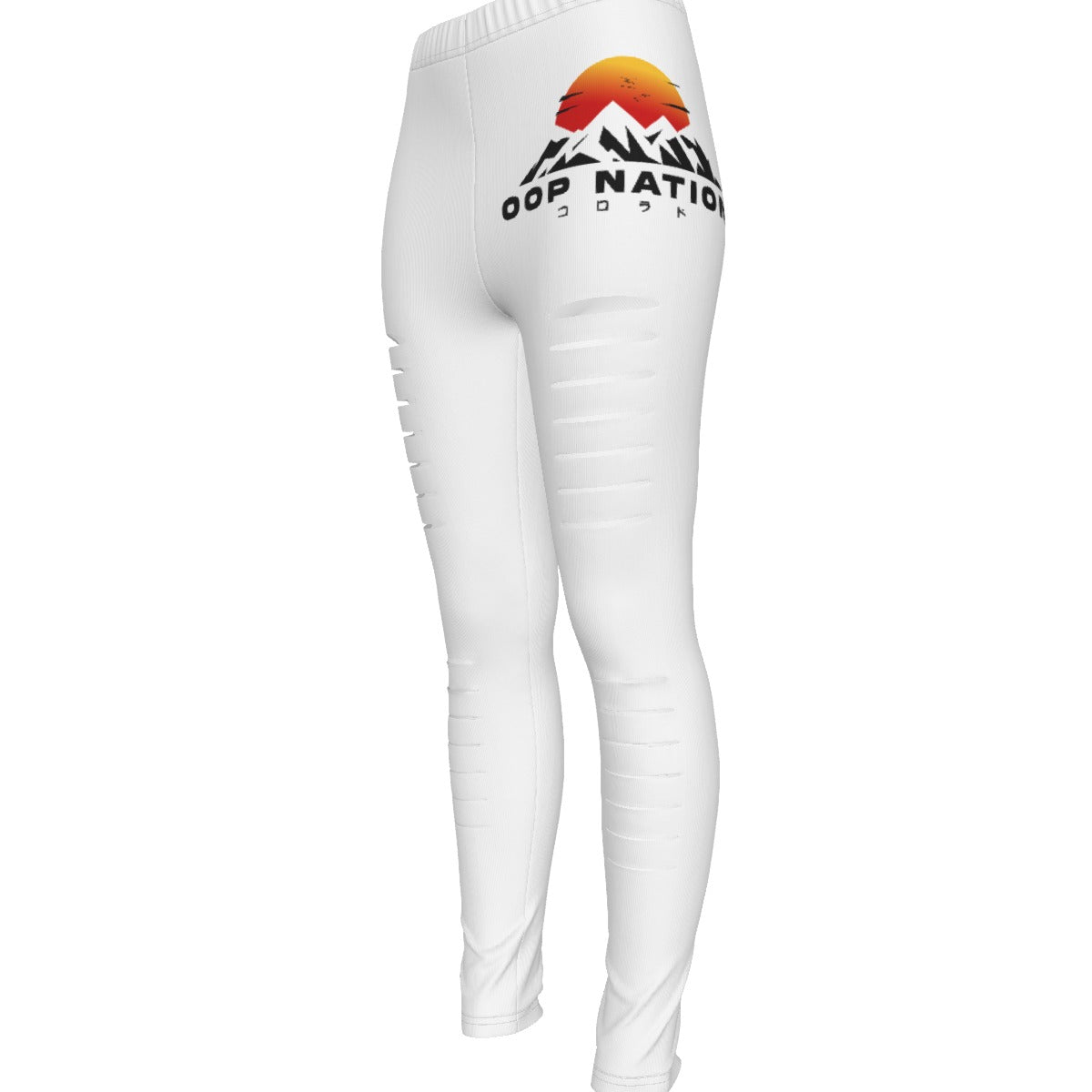 Women's Oop Nation Sunrise Ripped Leggings