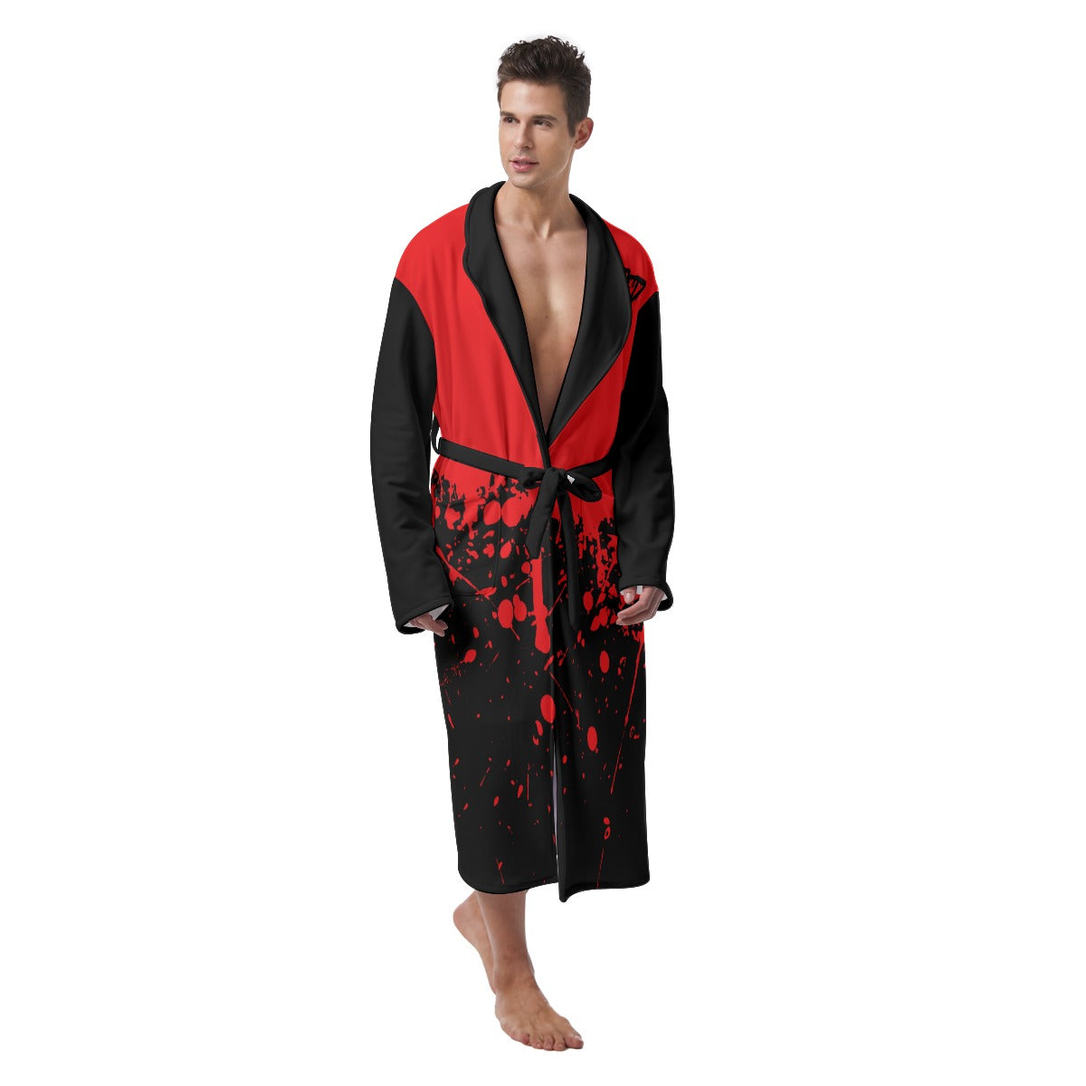 Men's iBLEEDwar Long Fleece Robe