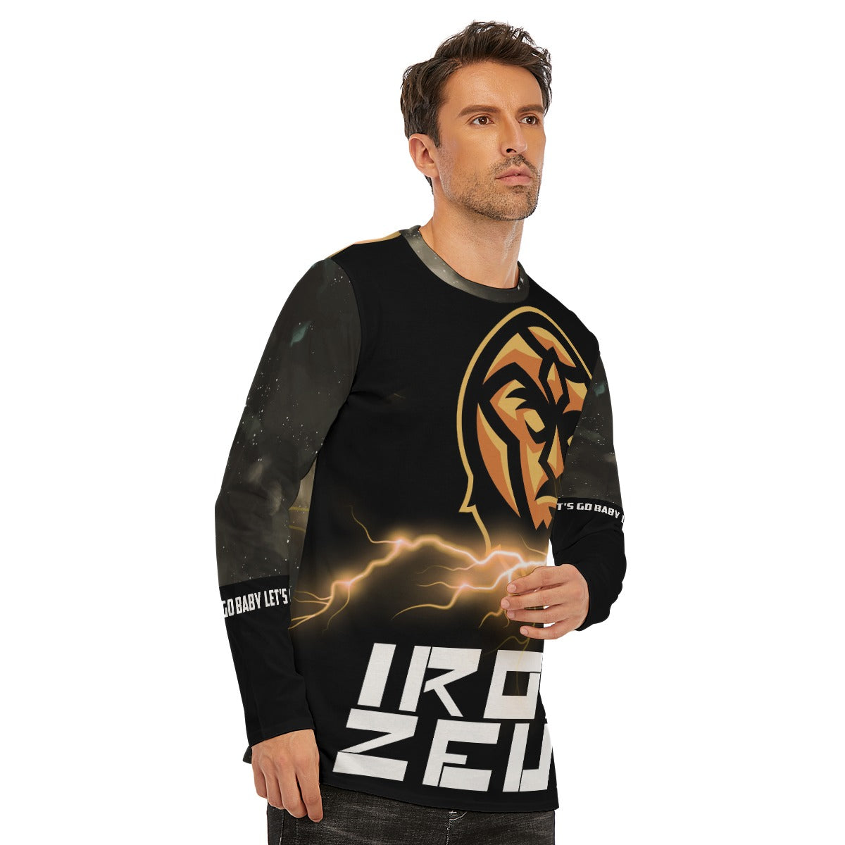 IronZeus All Over Print Long Sleeve T-Shirt