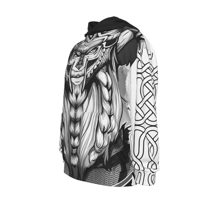 Nordic Runes Gaming Men's AOP Drop Patch Pocket Hoodie