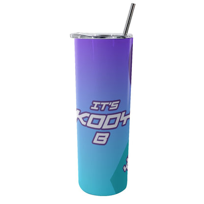 Its Kody B 20oz Glitter Tumbler With Straw