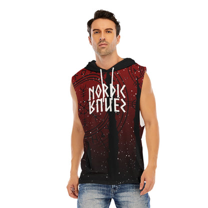 Nordic Runes Gaming Men's AOP Hooded Tank