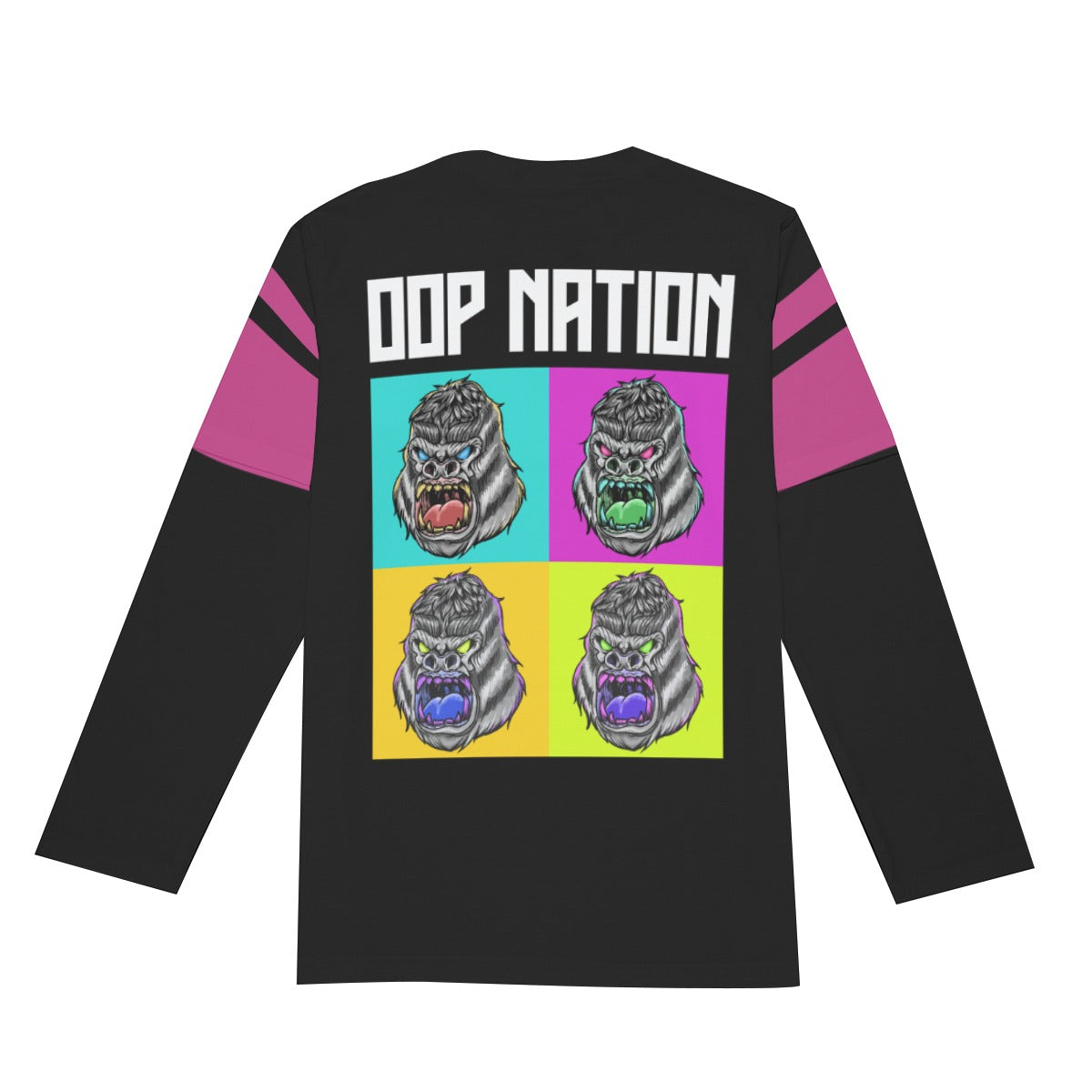 Men's Oop Nation Long Sleeve Illusion T-Shirt