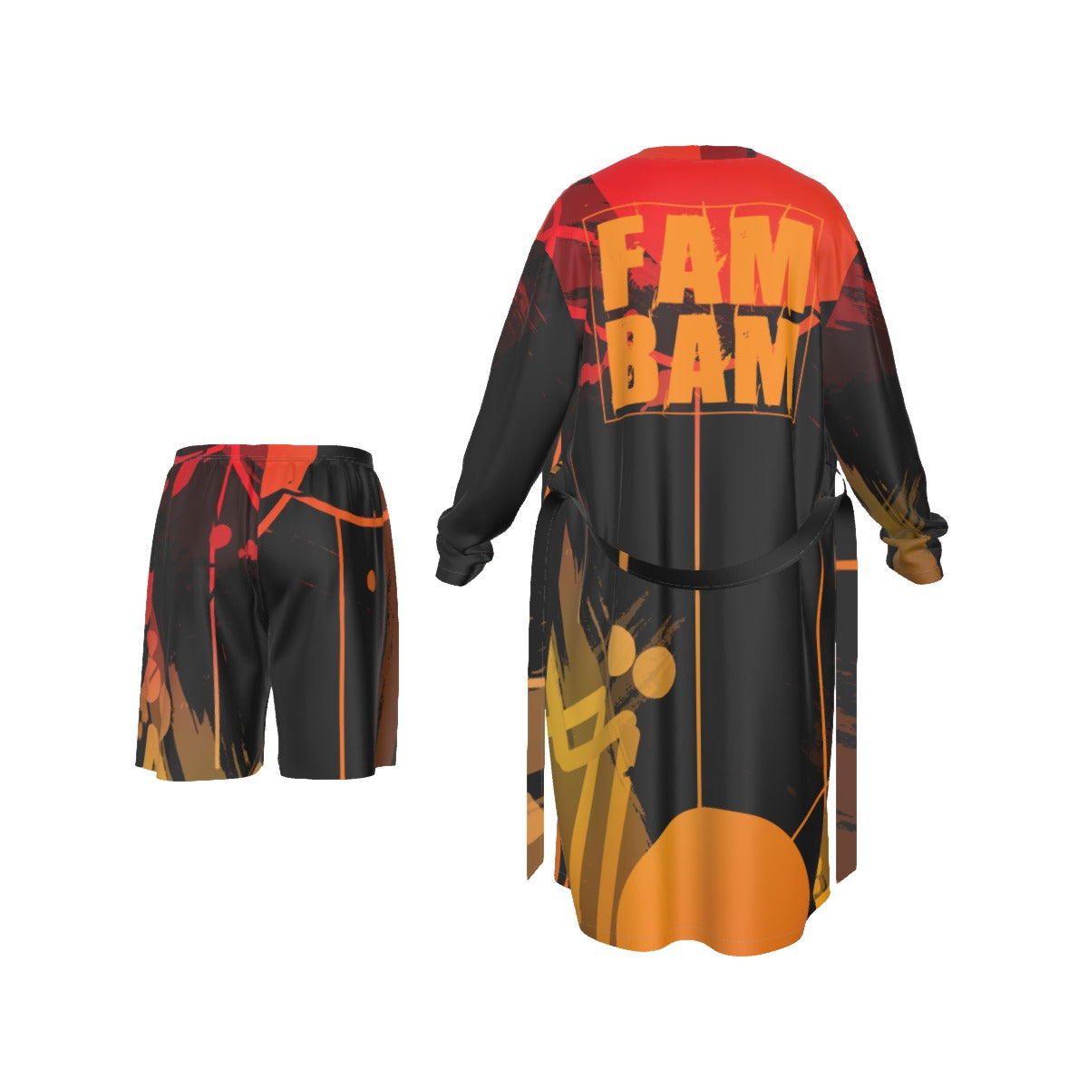 Men's iBLEEDwar Kimono Pajama Suit