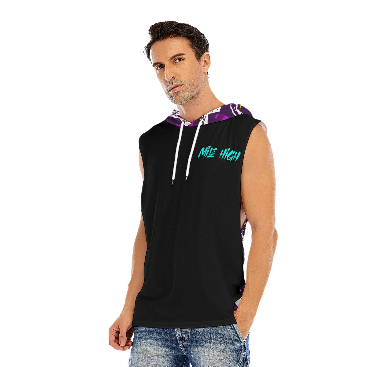 Mile High Gaming Men's AOP Hooded Tank