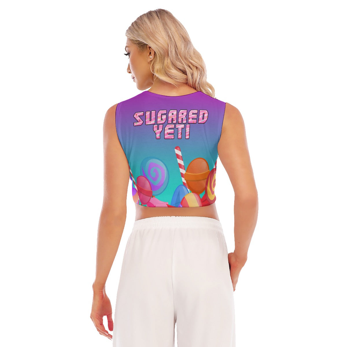 Women's SugaredYeti Sleeveless Crop Top