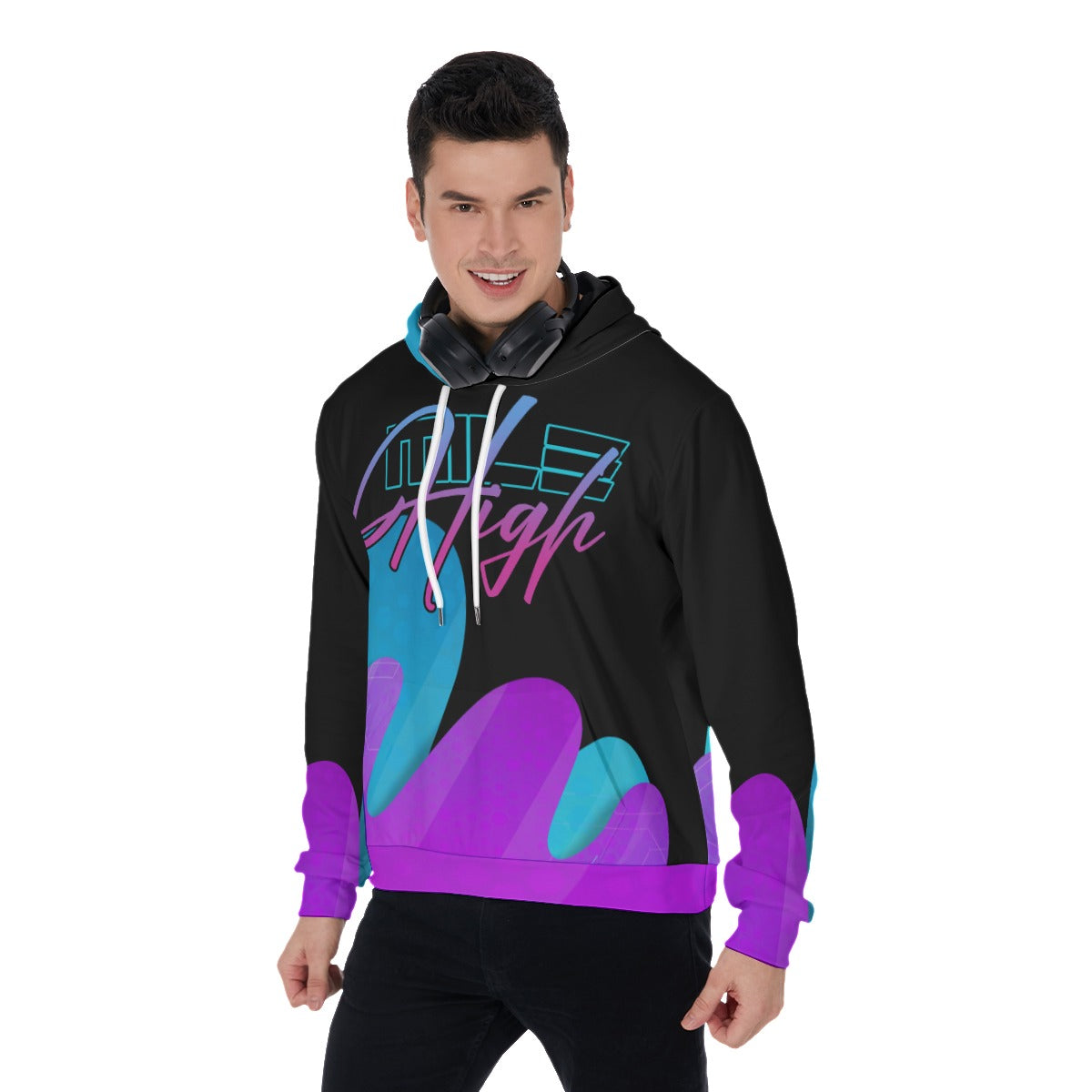 Mile High Gaming Unisex AOP Pullover Hoodie