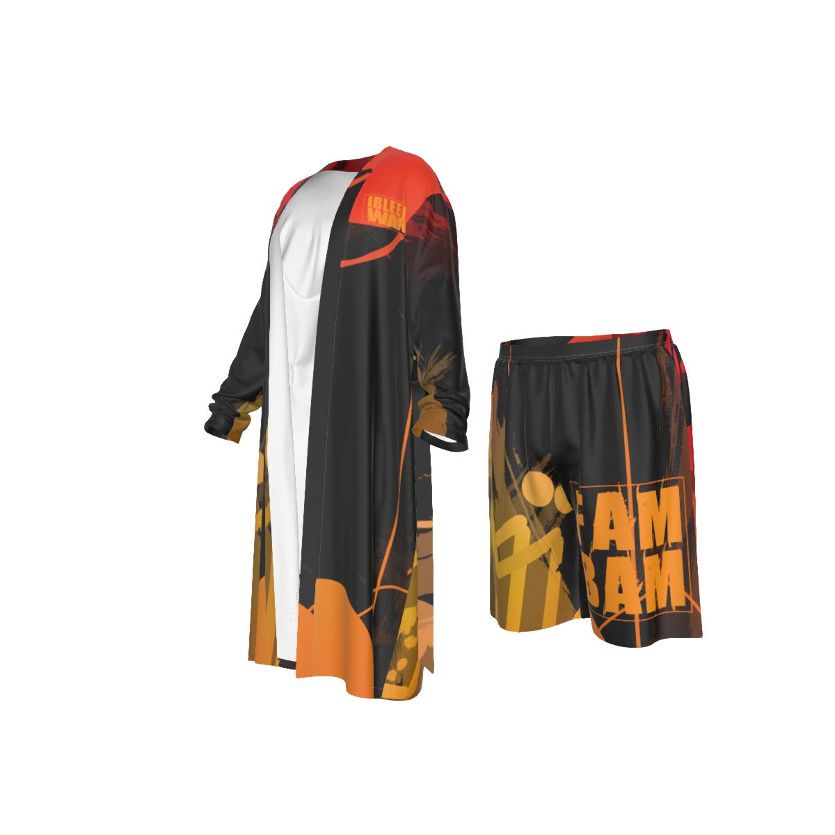 Men's iBLEEDwar Kimono Pajama Suit