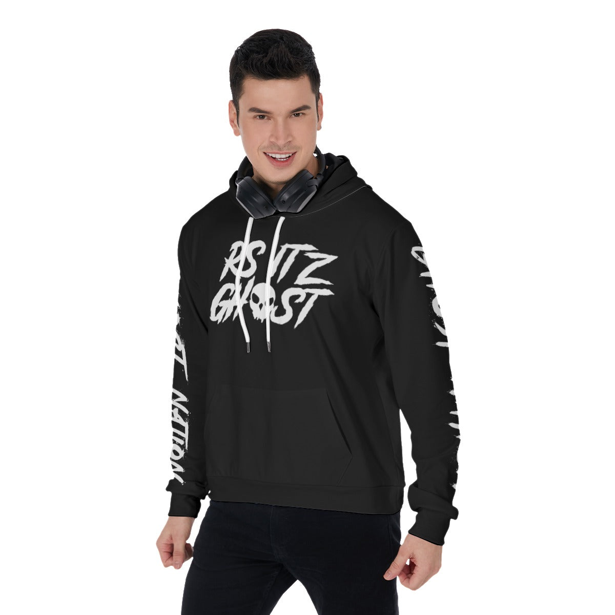 RS ITz Ghost Unisex AOP Pullover Hoodie