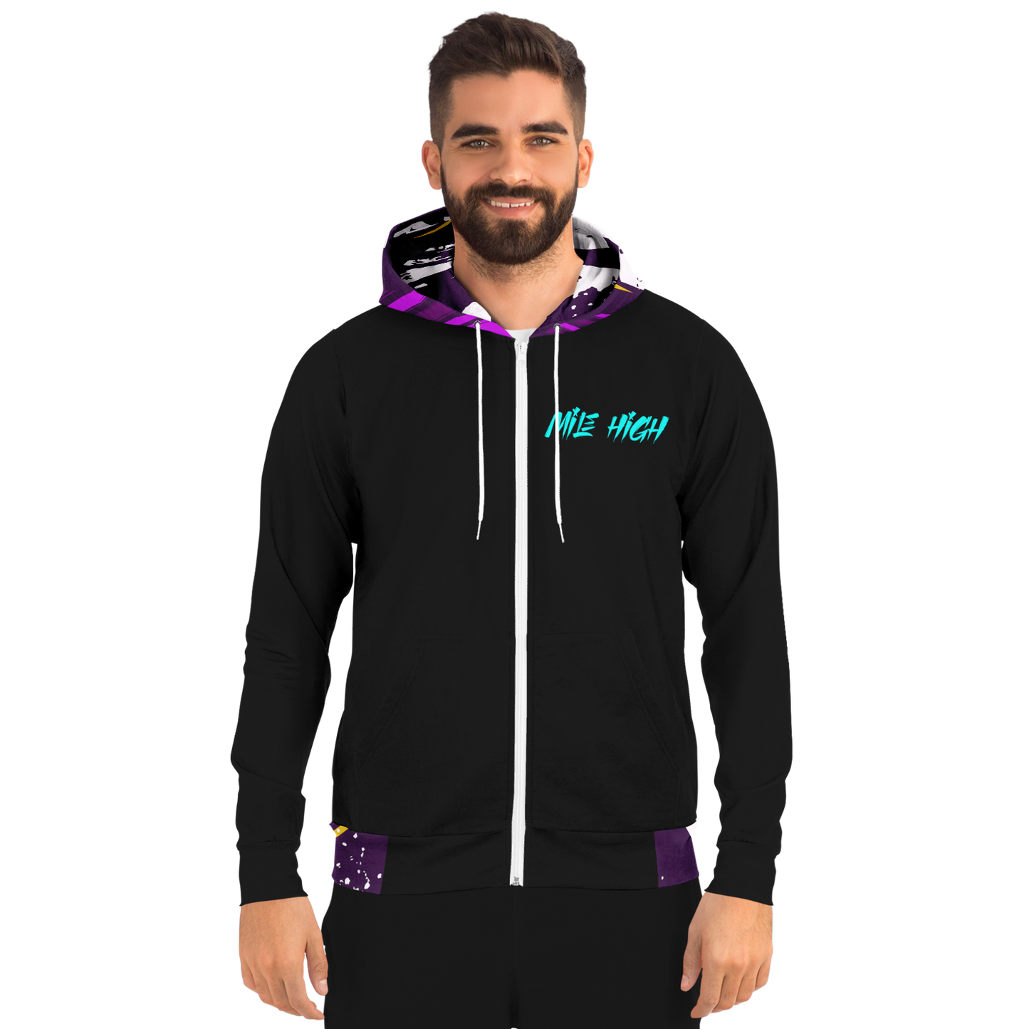 Adult Mile High Gaming Zip Hoodie