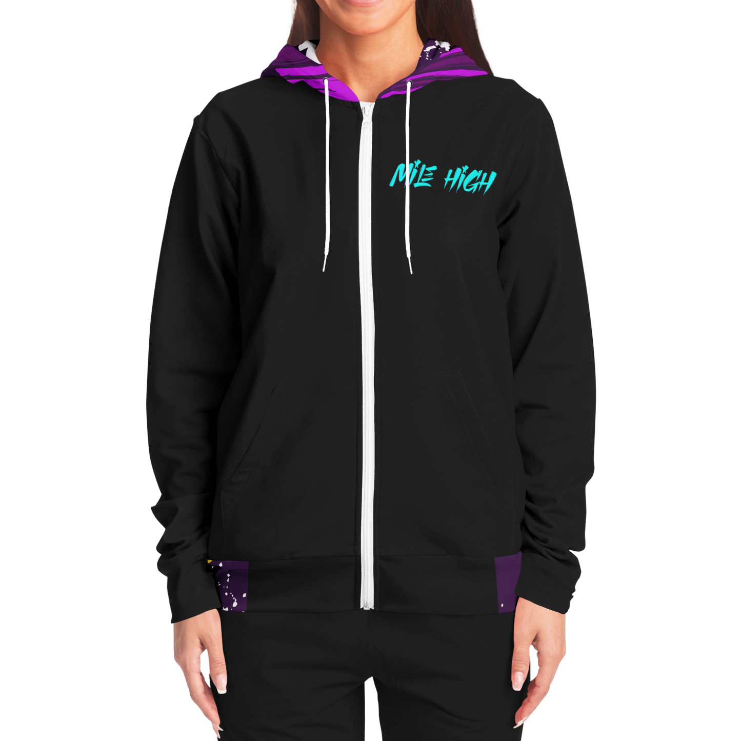 Adult Mile High Gaming Zip Hoodie