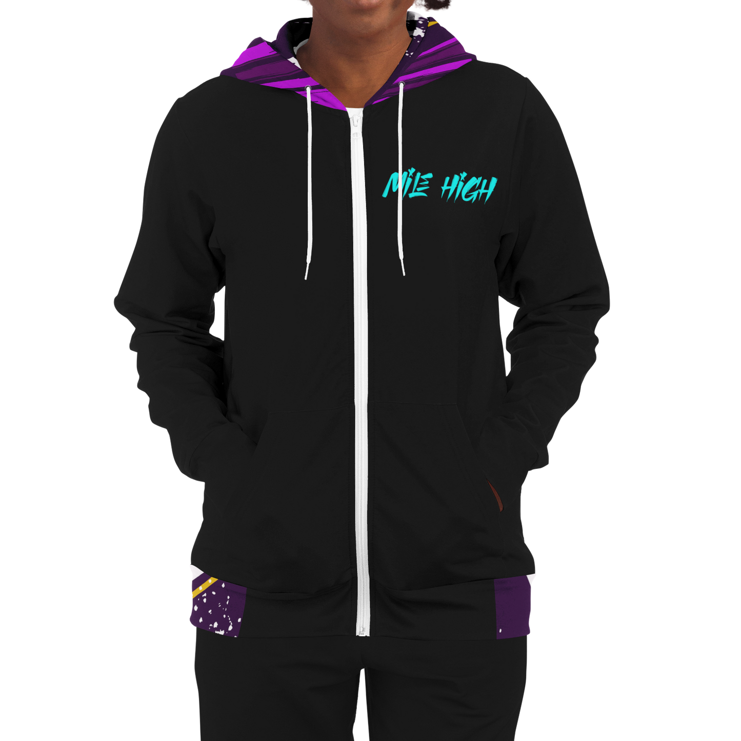 Adult Mile High Gaming Zip Hoodie