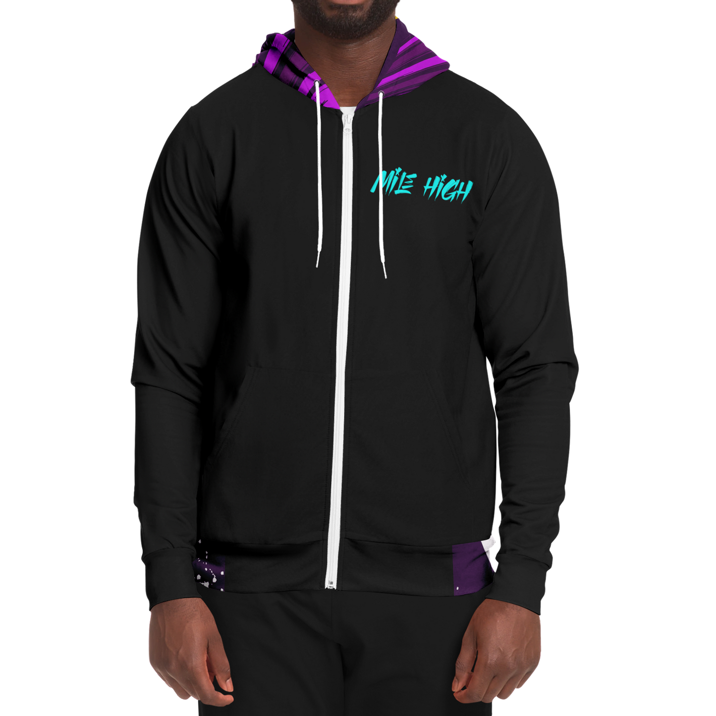 Adult Mile High Gaming Zip Hoodie