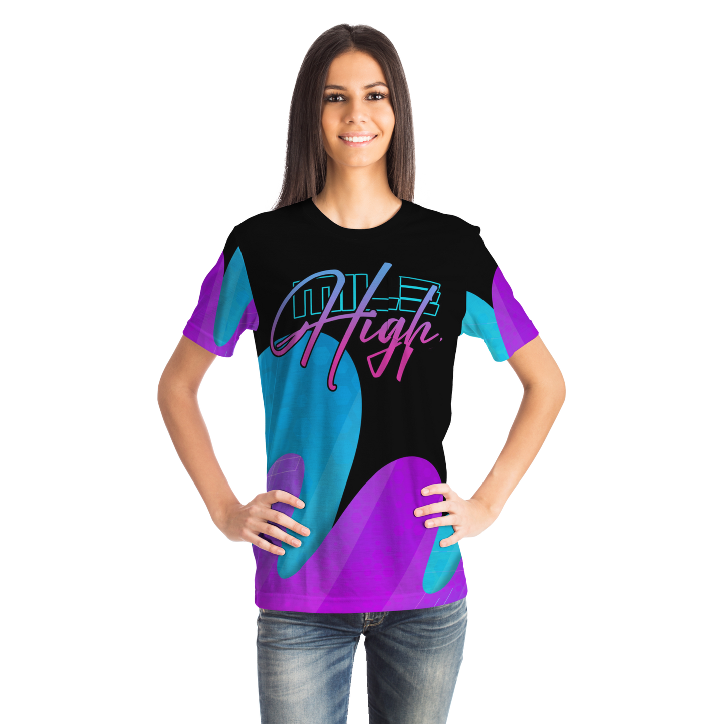 Adult Mile High Gaming Pocket T-Shirt