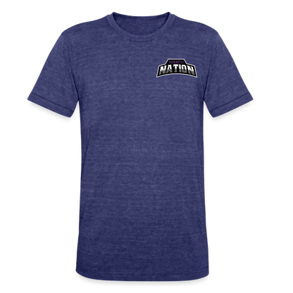 Adult Dark Royal Nation Tri-Blend T-Shirt