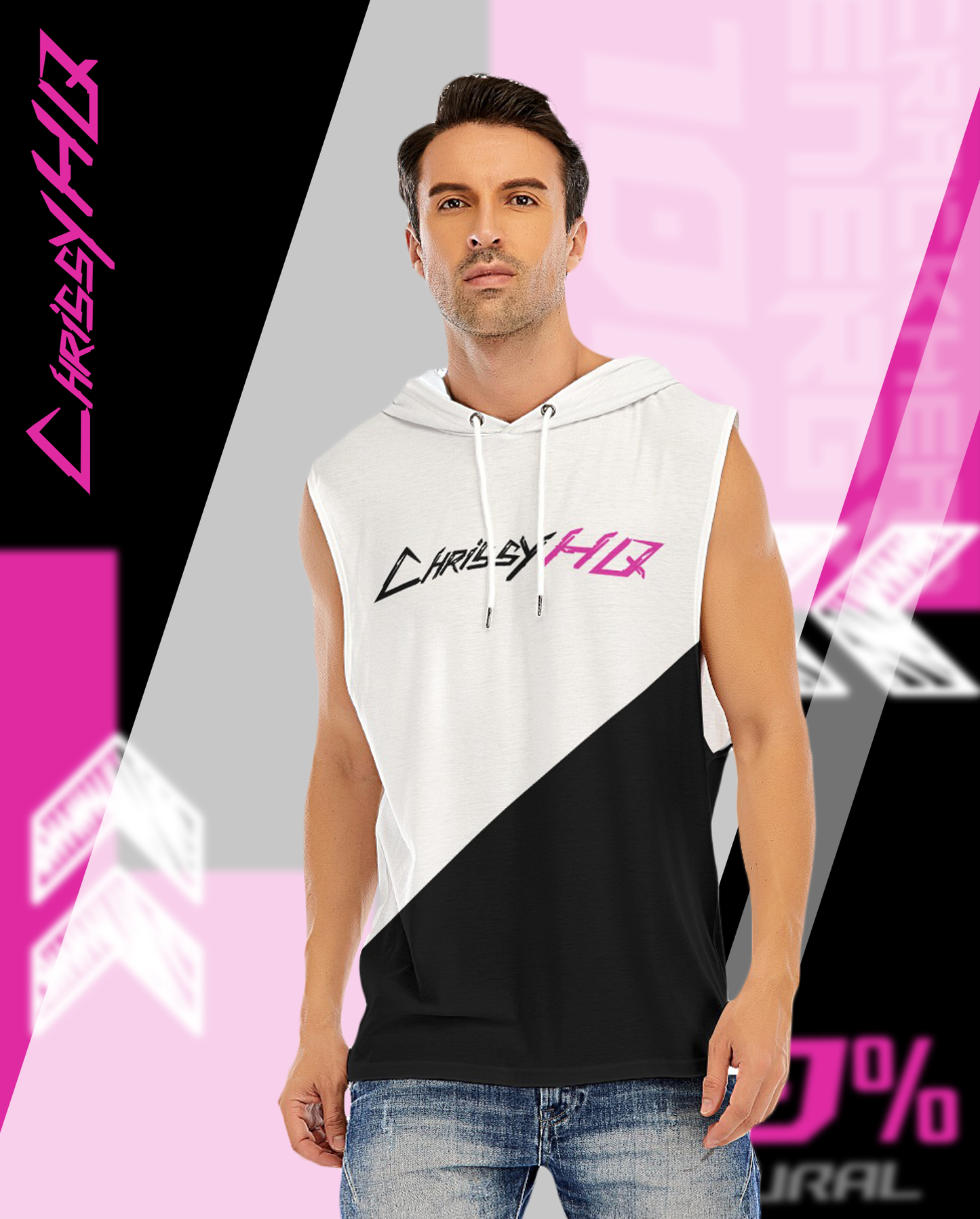 Men's ChrissyHQ Hooded Tank Top