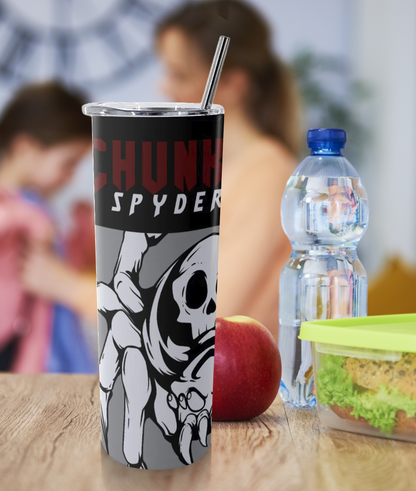 ChunkySpyder 20oz Glitter Tumbler With Straw