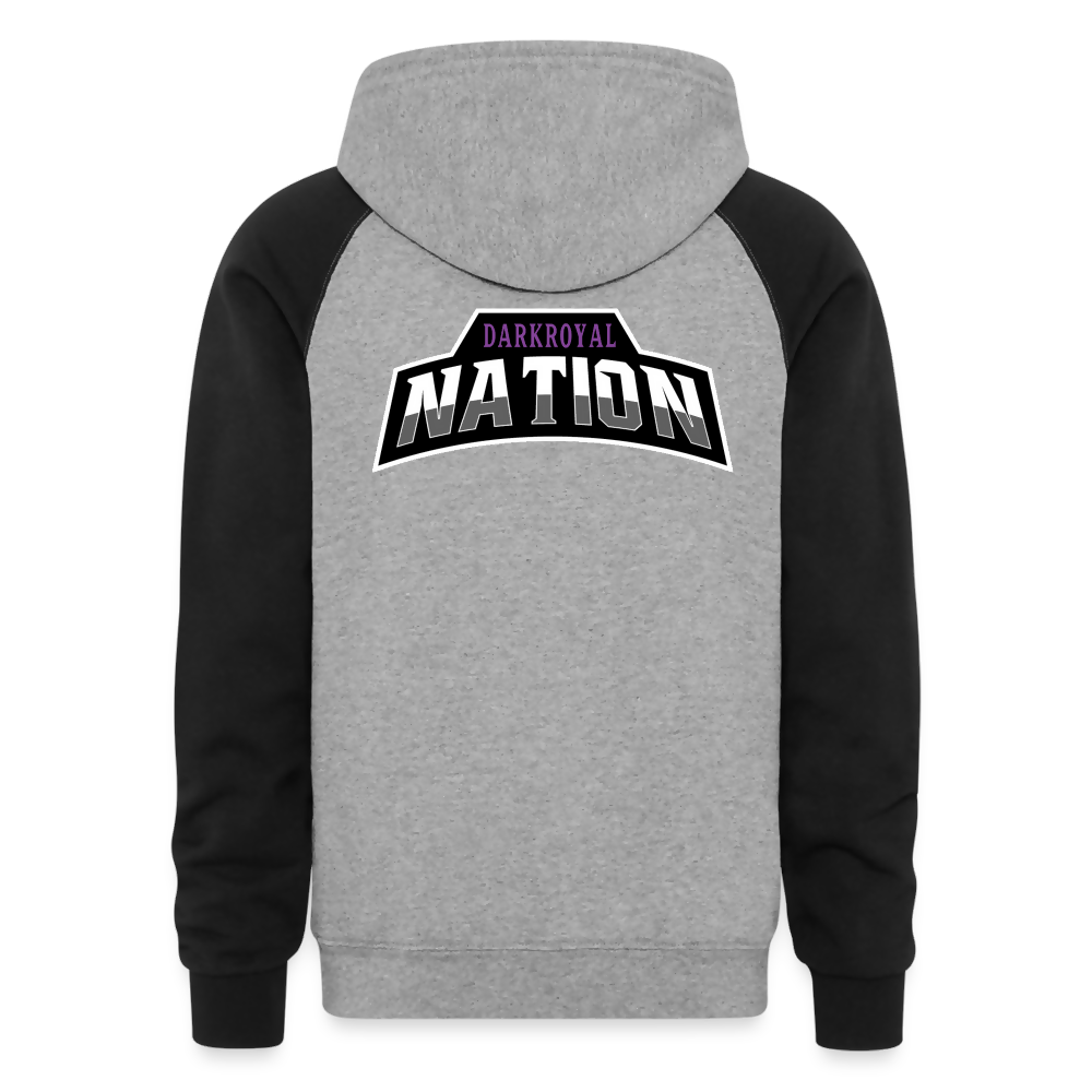 Adult Dark Royal Nation Colorblock Hoodie