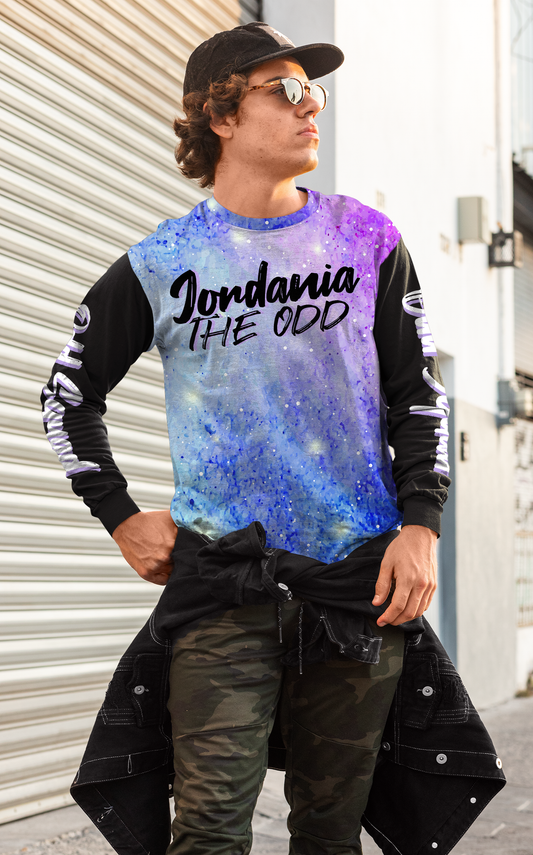 Jordania The Odd Unisex AOP Long Sleeve Tee