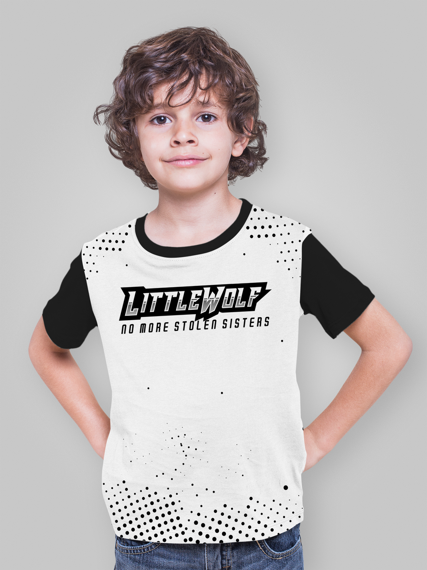 LittleWolf Unisex Youth AOP Tee