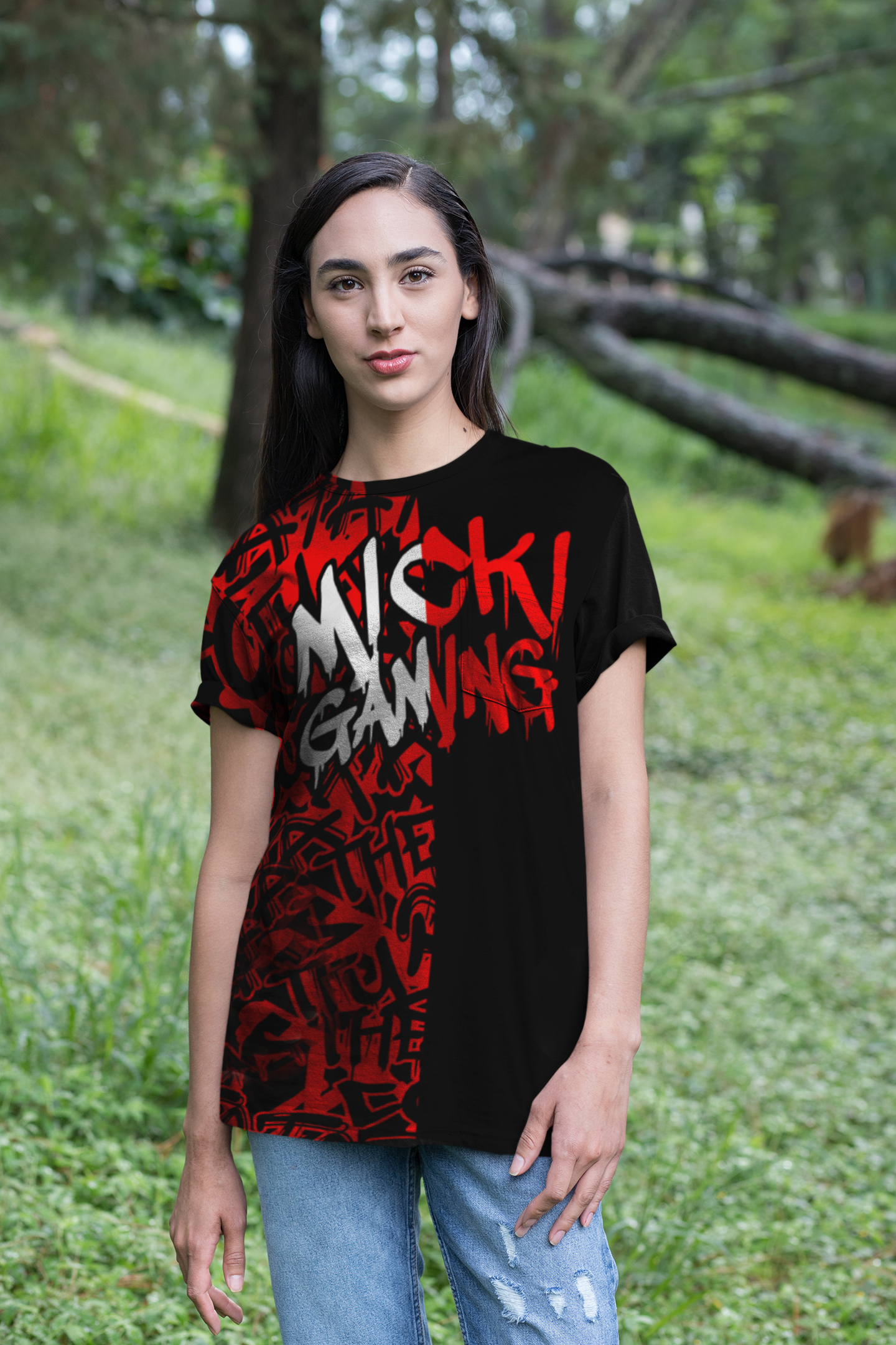 Adult Micki Gaming Pocket T-Shirt