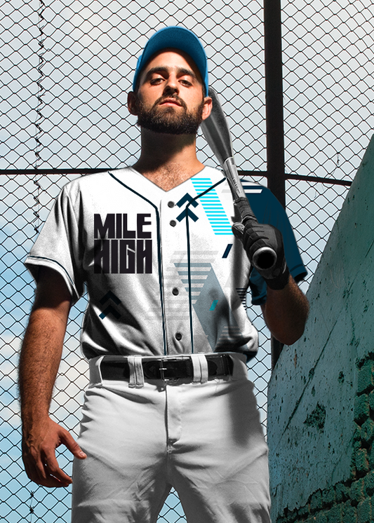 Adult Mile High Gaming Baseball Jersey