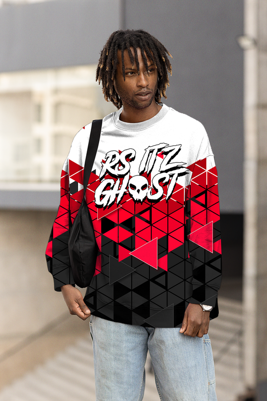 RS ITz Ghost Unisex AOP Long Sleeve Tee