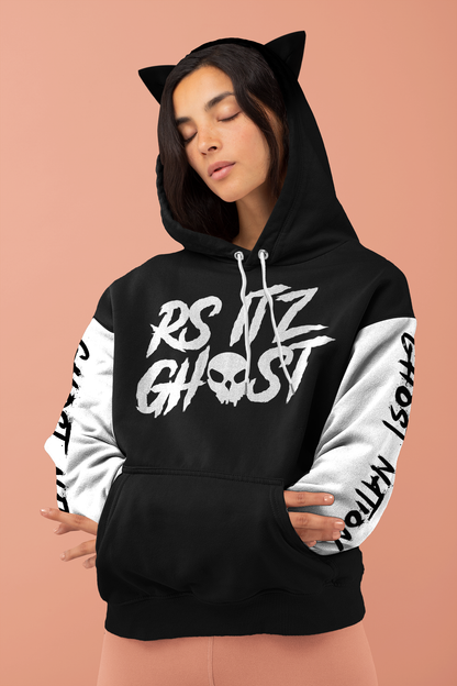 RS ITz Ghost Women's AOP Hoodie with Ears