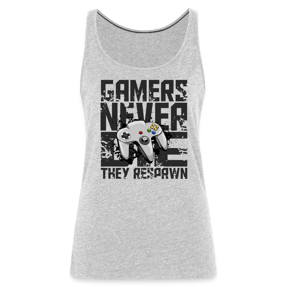 Women's Gamers Never Die Tank Top - Retro