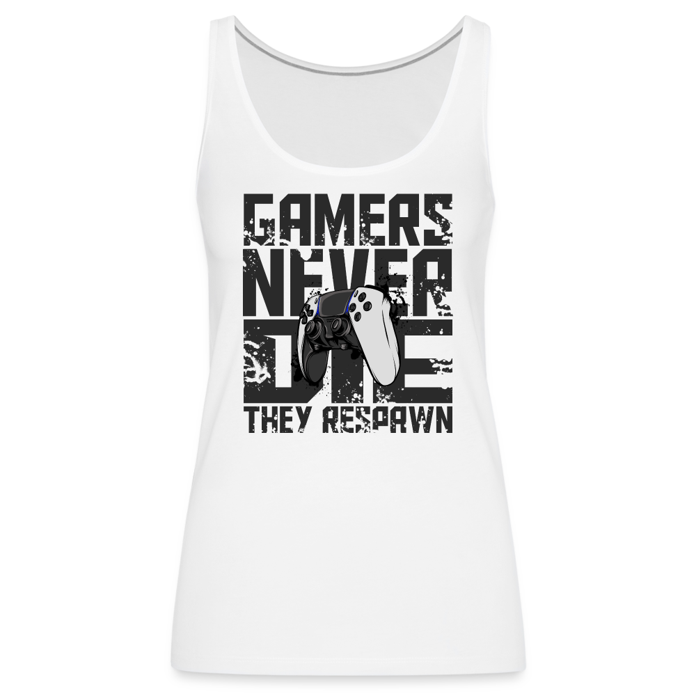 Women's Gamers Never Die Tank Top - Retro