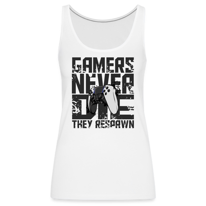 Women's Gamers Never Die Tank Top - Retro