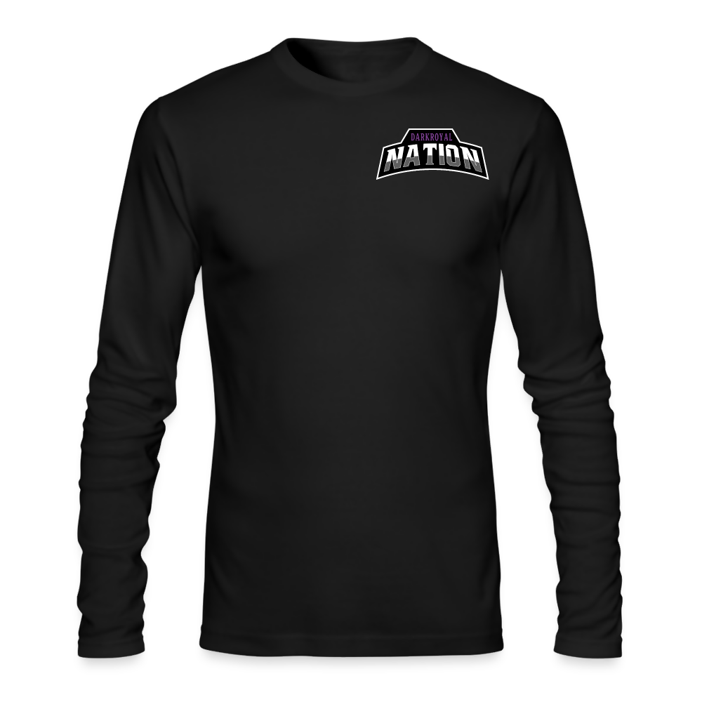 Adult Dark Royal Nation Premium Long Sleeve T-Shirt