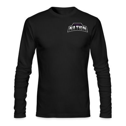 Adult Dark Royal Nation Premium Long Sleeve T-Shirt