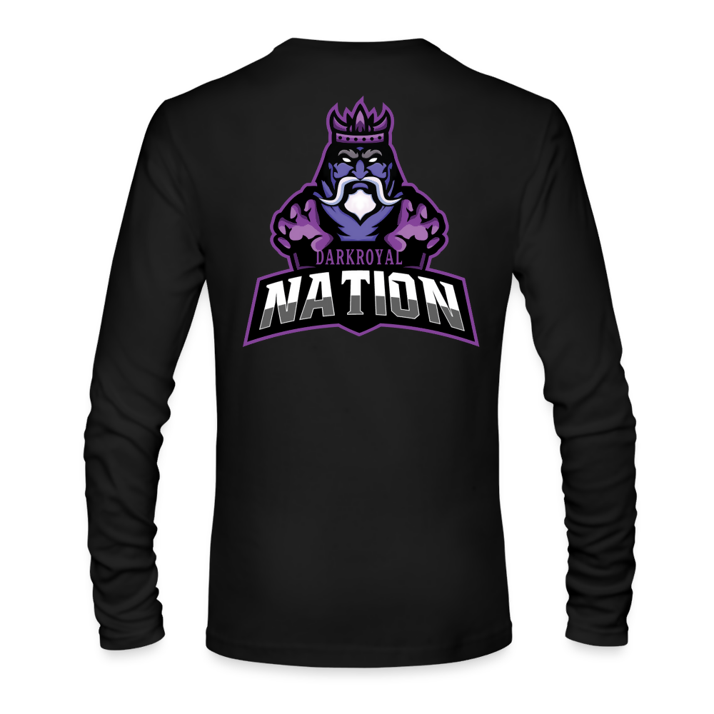 Adult Dark Royal Nation Premium Long Sleeve T-Shirt