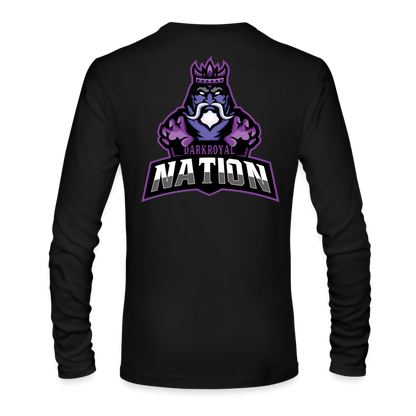 Adult Dark Royal Nation Premium Long Sleeve T-Shirt